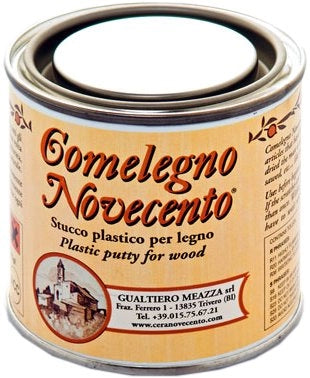 STUCCO PER LEGNO 'COMELEGNO' 250 ml - Noce chiaro - CERA NOVECENTO