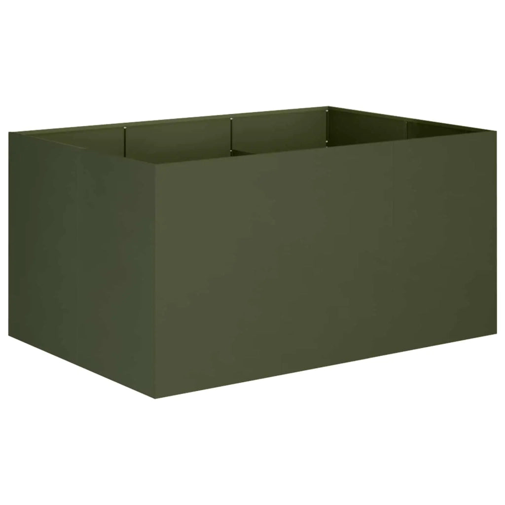 Vaso da giardino Verde Oliva 120 x 80 x 60 cm 8005928