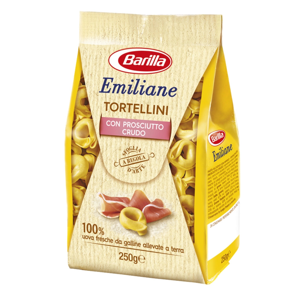 Barilla emiliane tortellini con prosciutto crudo 250 grammi