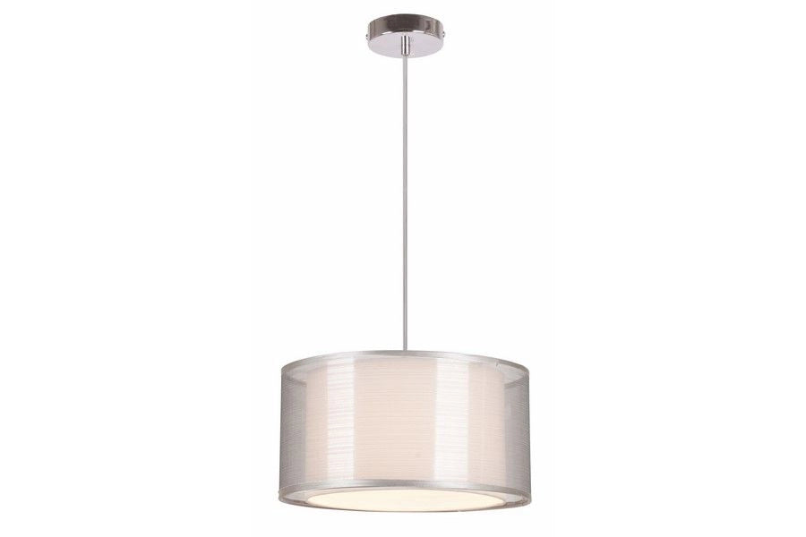 Lampada a sospensione Martina Reality cromo Ø30 E27 60W
