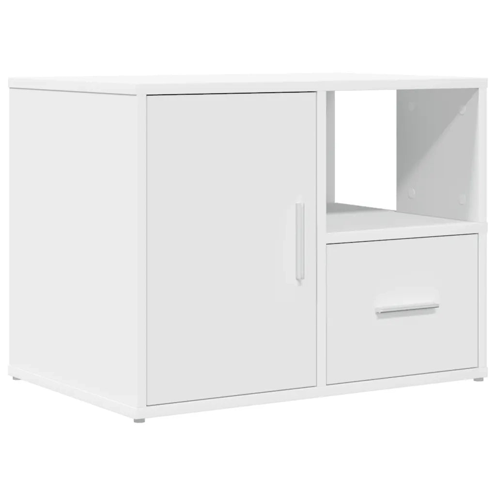 Mobile Angolare Bianco 160x40x45 cm in Truciolato CFW5678046