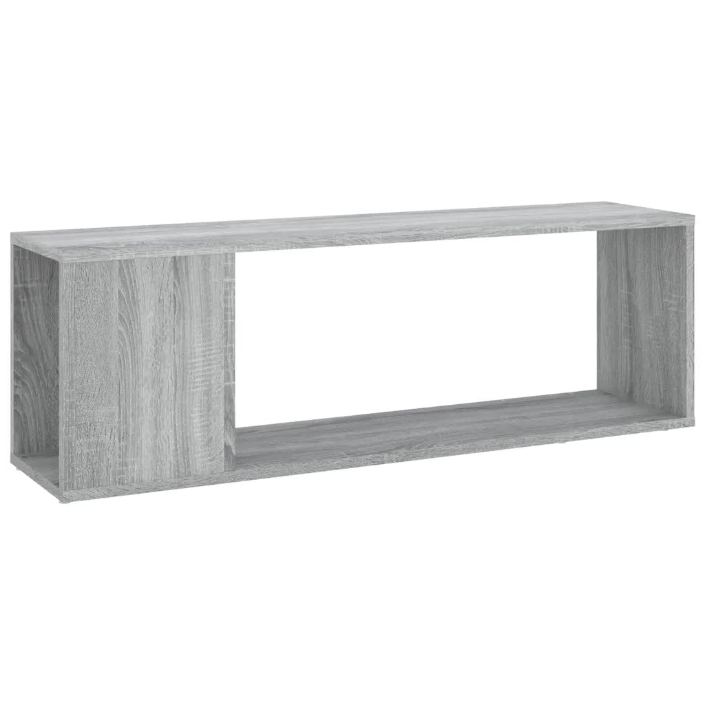 Mobile TV Grigio Sonoma 100x24x32 cm in Legno Multistrato 816036