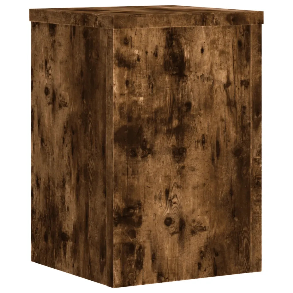 Supporti per Piante 2 pz Rovere 20x20x30 cm Legno Multistrato 852901