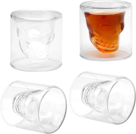 Set di bicchieri da caffè da 4 pezzi - 20 ml - per bevande fredde calde - bicchieri da caffè - bicchieri per espresso.