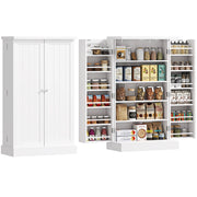 Armadio Cucina con Ripiani e Ante ¨C Minimal ¨C 60x30x104 cm Bianco