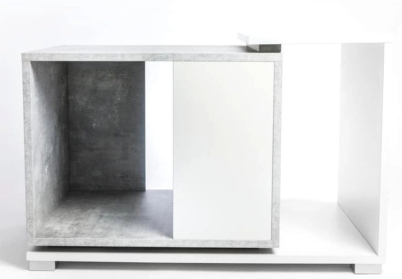 Diversa Cabinet Duo Grey White cm74x45x50h - supporto double face per High Terrarium