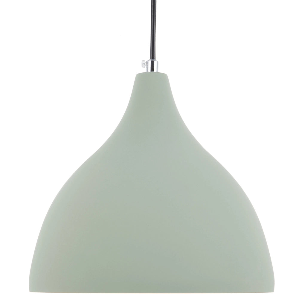 Lampada a sospensione lampadario in stile scandinavo in cemento verde