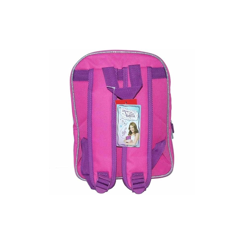 Trade Shop - Zaino Scuola Asilo E Tempo Libero In Microfibra E Pvc Zainetto Disney Violetta -