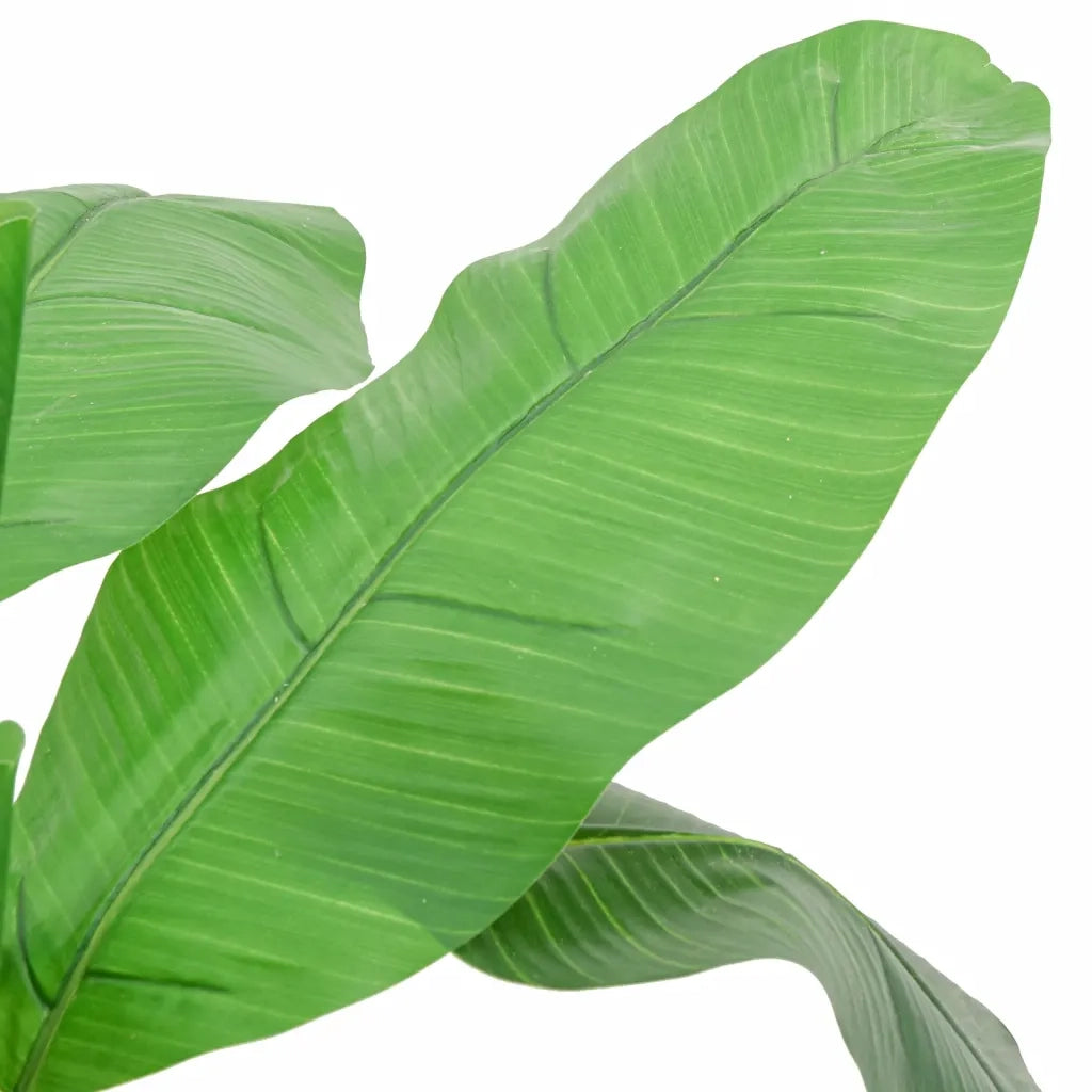 Albero di Banano Artificiale 9 Foglie 120 cm Verde 359000