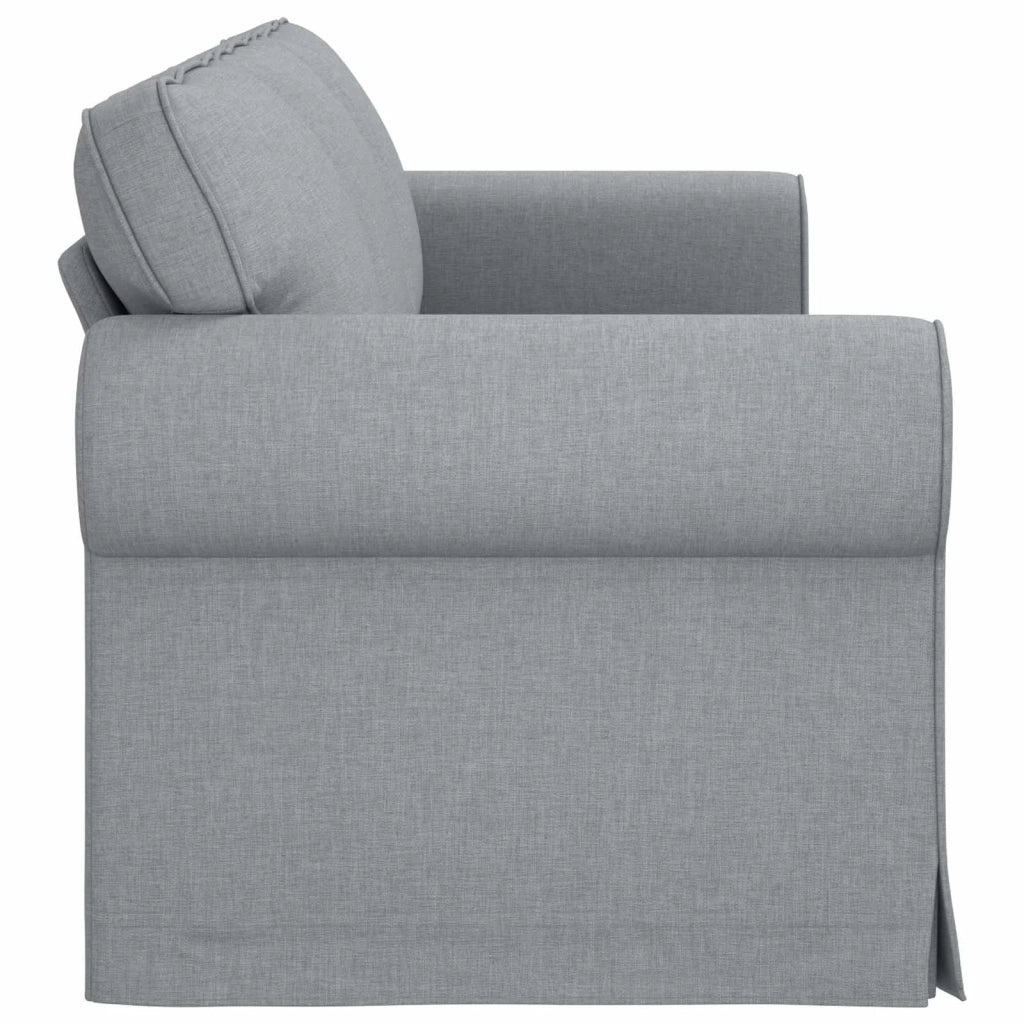 Divano Grigio chiaro 245 x 82 x 80 cm Tessuto 42024320