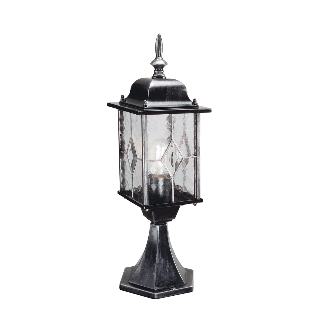 Lampada da esterno a colonna nera E27 60W Wexford Elstead