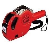 Markin Y3105500 Motex 5500 Prezzatrice Numerica 1 Banda 7 Colonne Etichette 21x12 mm colore Rosso