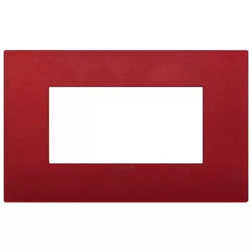 VIMAR ARKE - PLACCA CLASSIC 4M ROSSO MATT