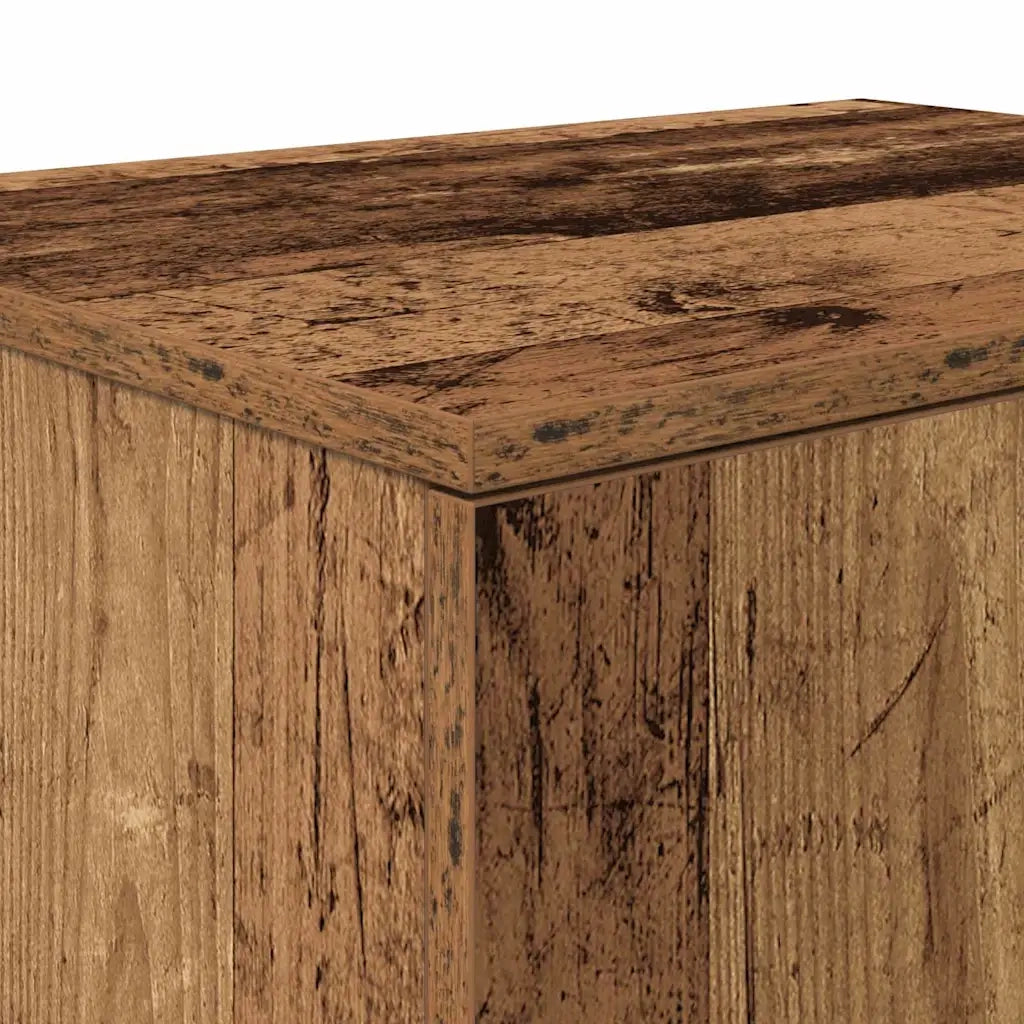 Armadio 2 pz Legno vecchio 127 x 41 x 40 cm Legno multistrato CFW1818148