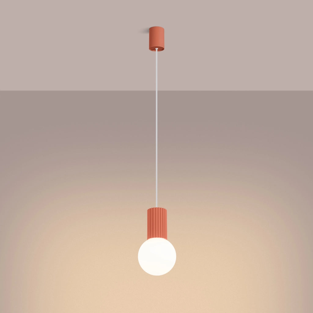 Lampada a sospensione HALO 1 peach