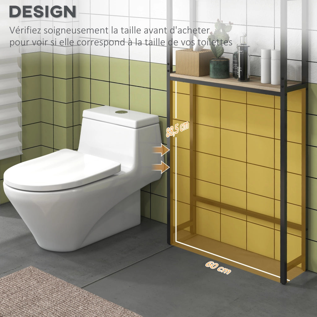 Mobile Bagno con 2 Ante e Ripiani Aperti ¨C Minimal ¨C Bianco