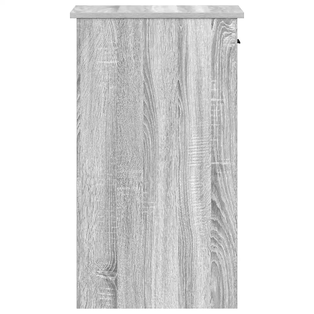 Supporto a Torre per Computer con Cassetto Grigio 35x45x77 cm 858745