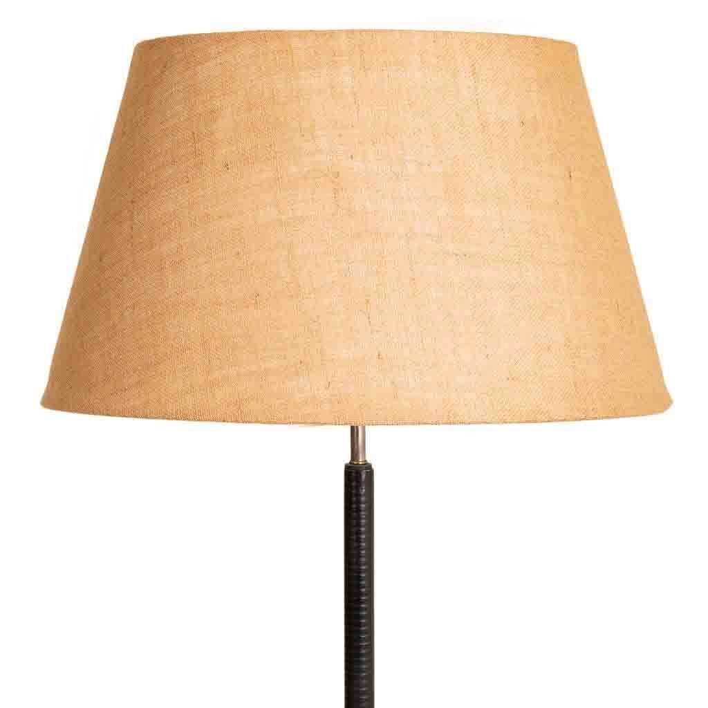 Lampada da terra in legno e metallo 47x47x140h