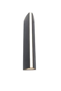 Applique esterna LED LEO Lutec antracite 14W 3000K