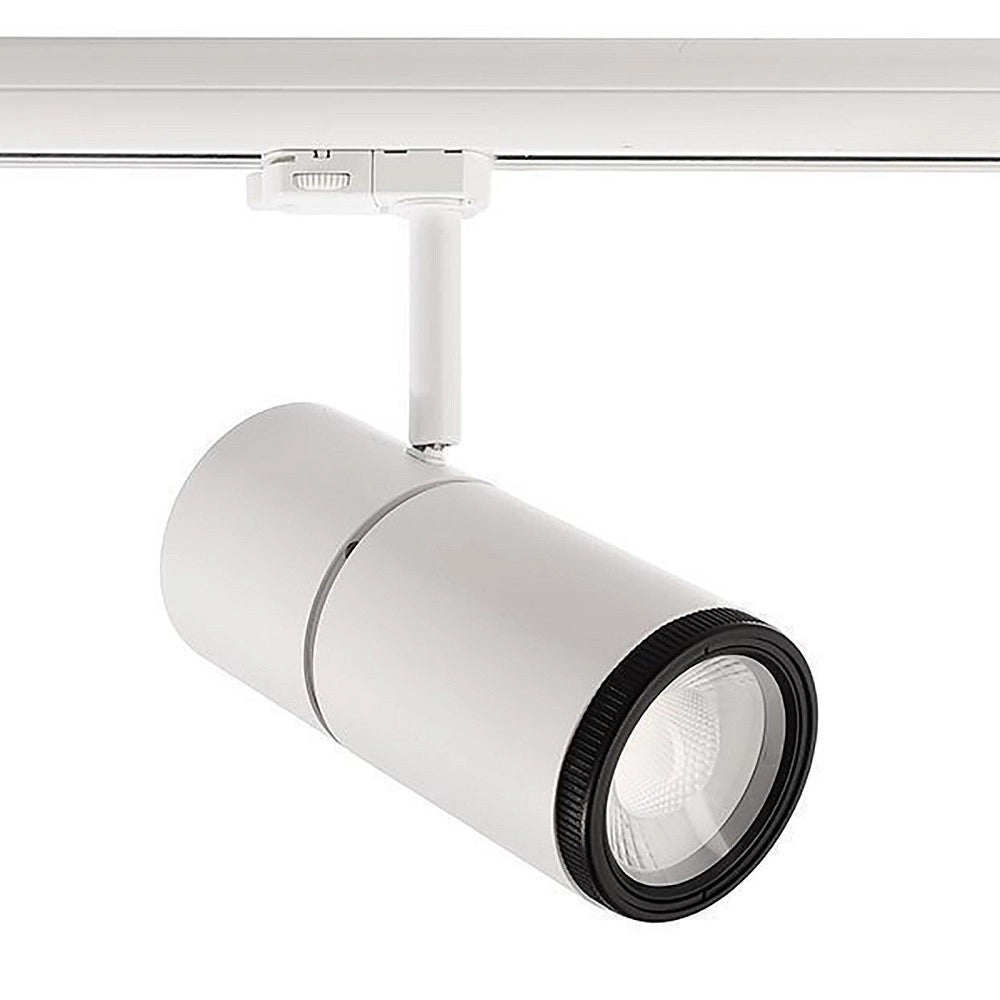Trade Shop - Faretto Track Led Cob 34 W Binario Trifase Vetrine Negozio 230v Luce 3000k 4000k - -bianco Naturale      -