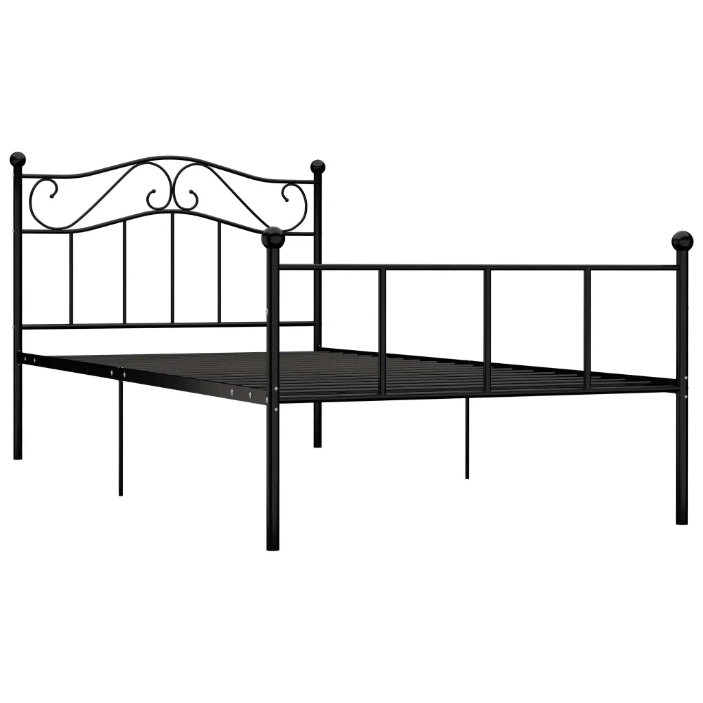 Giroletto Nero in Metallo 100x200 cm 284524
