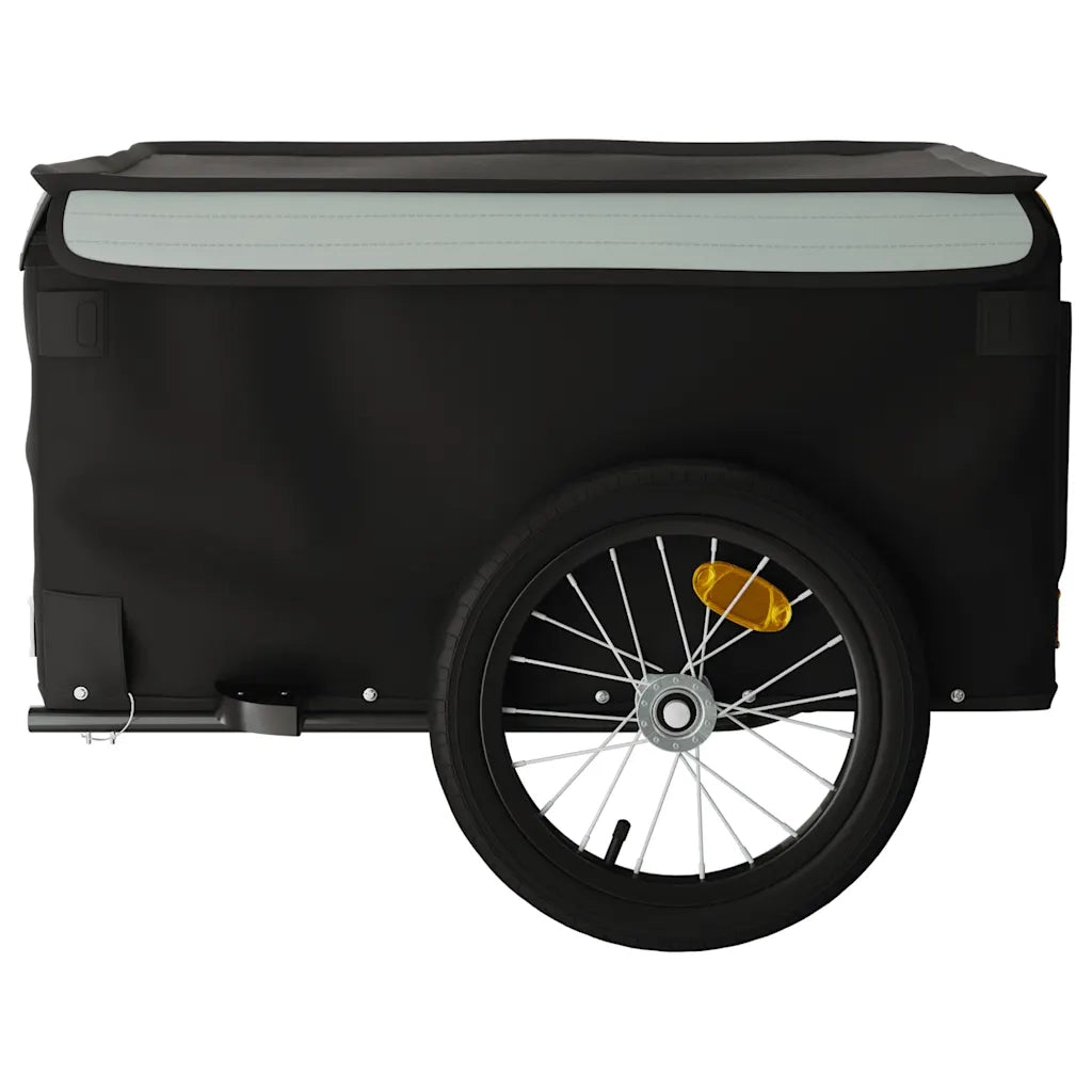 Rimorchio da Bici Nero e Grigio 45 kg in Ferro CFW4130756