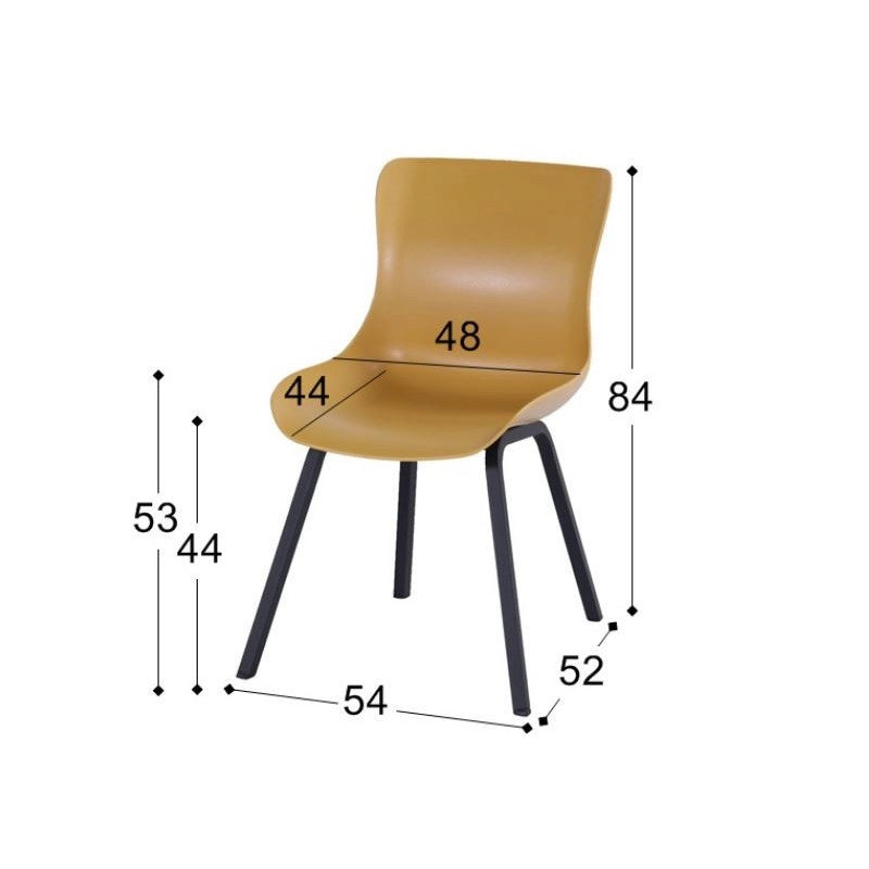 Set di 2 Sedie SOPHIE Element Dining HARTMAN - Giallo e Nero
