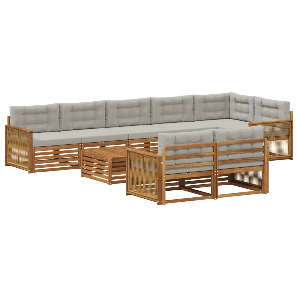 Set di divani da esterno con cuscino 9 pcs 3383539