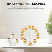 Due pezzi di stand per cupcake in acrilico premium - supporto per cupcake e display - stand per dessert per dolci