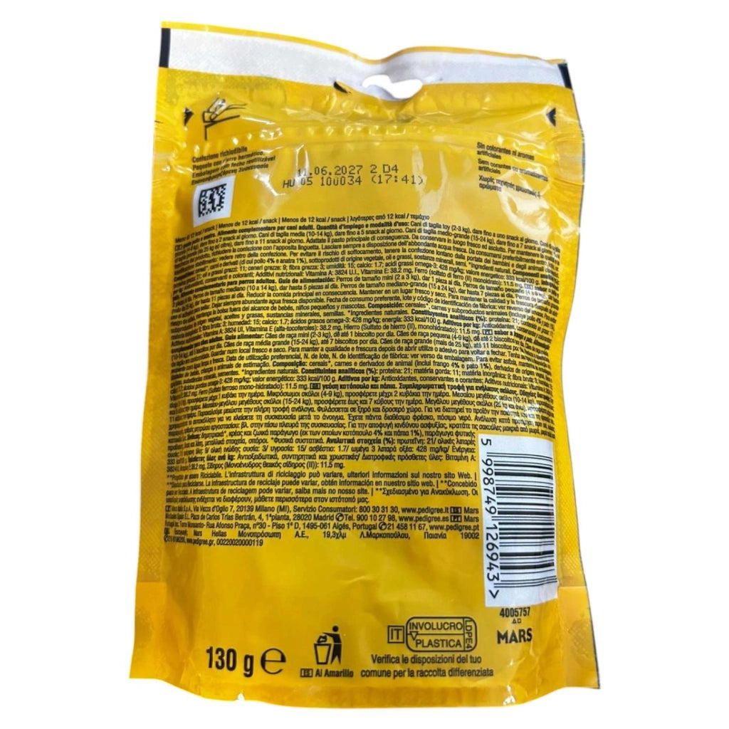 SNEAK PER CANI ADULTI CON POLLO E ANATARA 130G