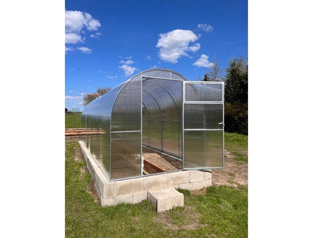 Serra da giardino MINI 2 x 8 m (16 m²), 4 mm con rivestimento in policarbonato