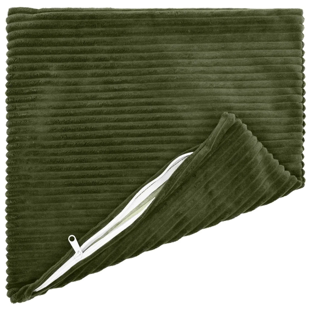 Federa 2 pcs HEERLEN Verde 45 x 45 cm corduroy 910417