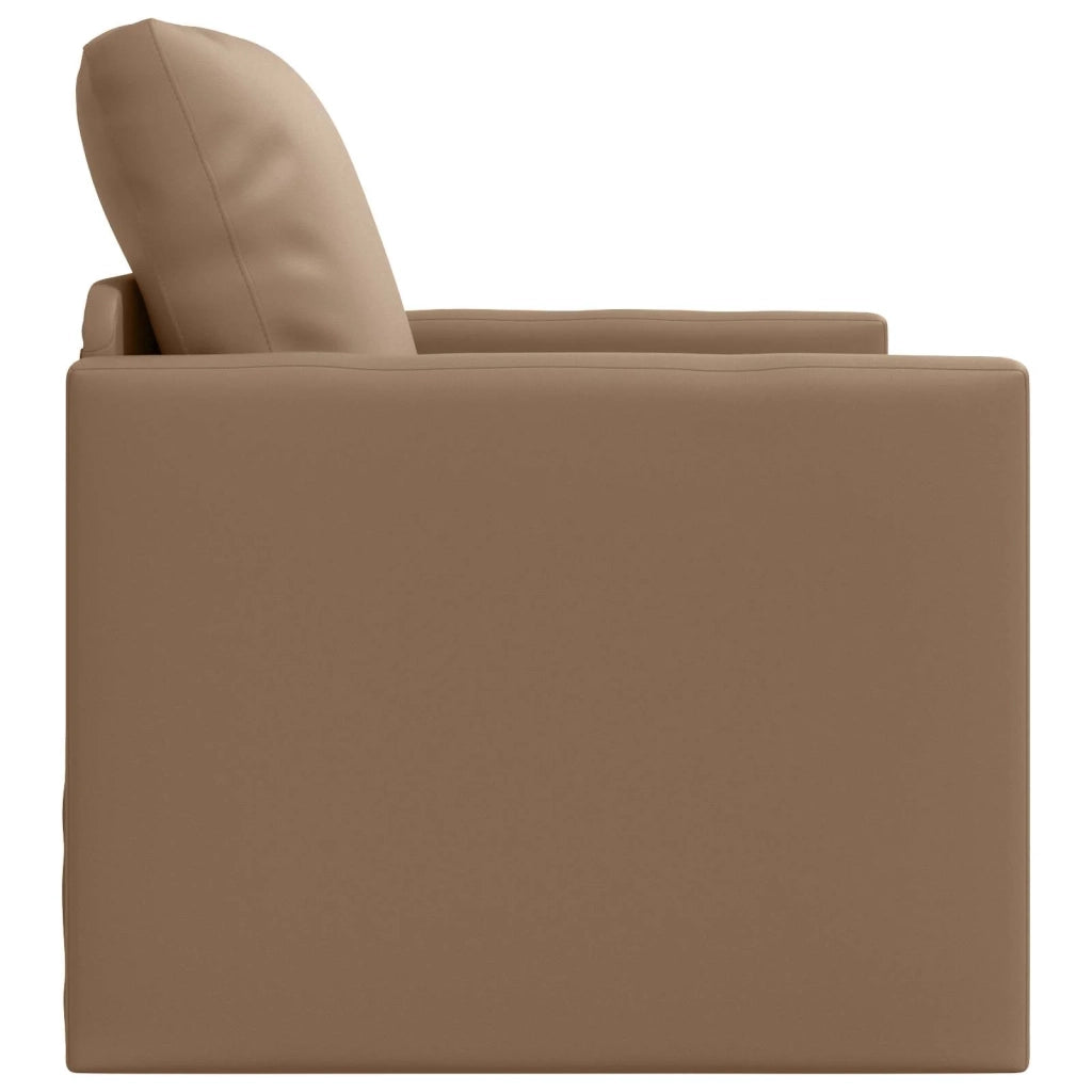 Divano letto | Sof¨¤ letto | Letto singolo 60cm Cappuccino Pelle Artificiale