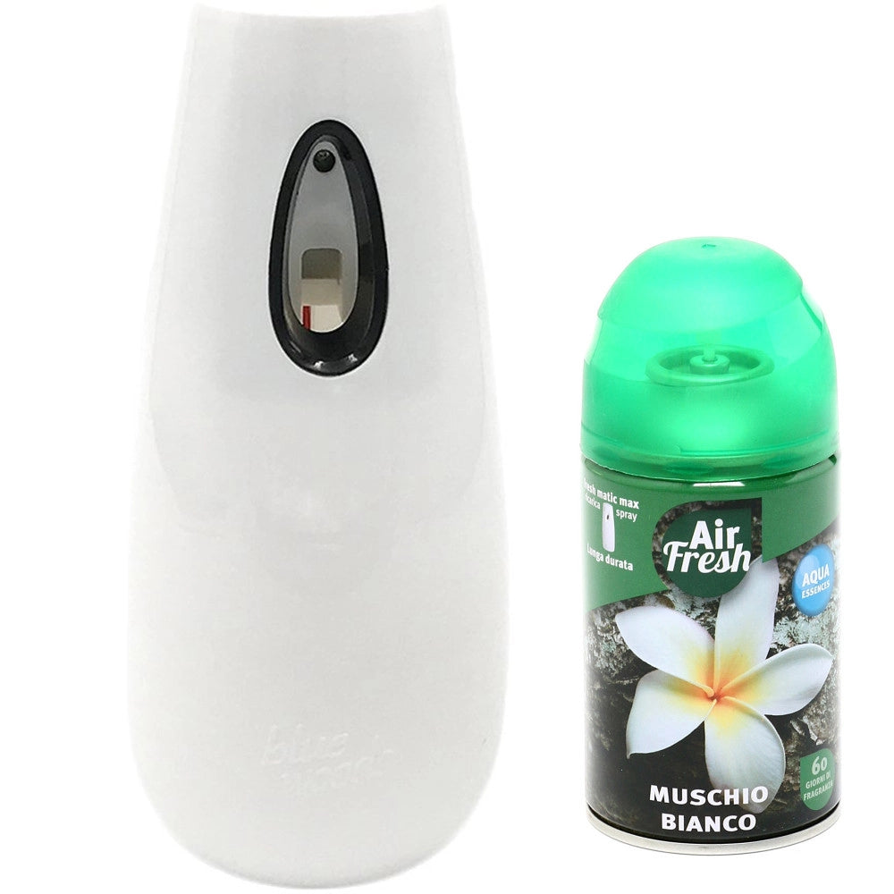 Trade Shop - Erogatore Diffusore Automatico Aromi Ambiente Casa + Ricarica Deodorante 250ml -