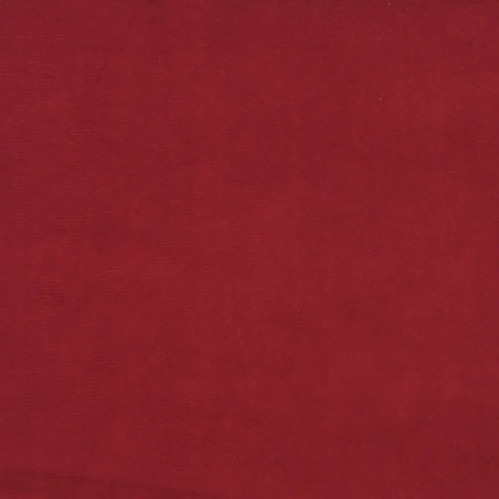 Sedia da Pranzo Girevole Rosso Vino in Velluto