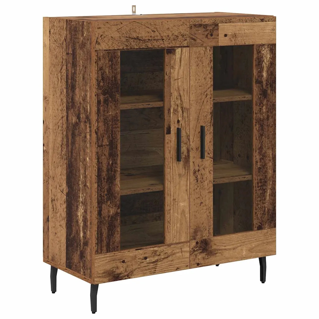 Credenza 2 pcs Legno vecchio Legno multistrato 3403186