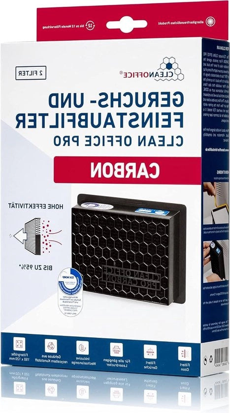 Filtro per gas e polveri per stampanti laser - set da 2 - CARBONO PRO