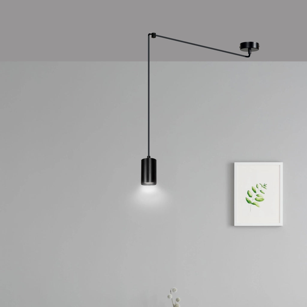 Emibig Traker lampada a sospensione nera GU10 1 luce
