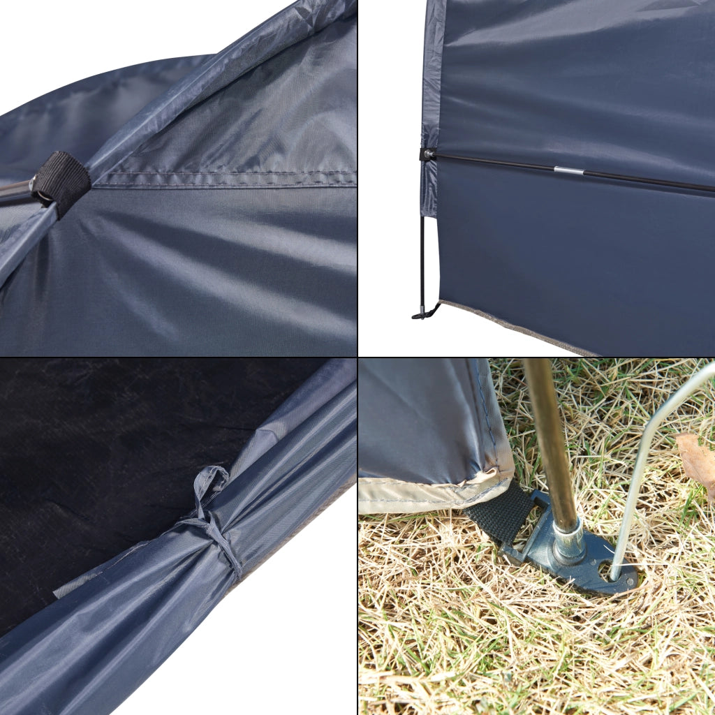 Tenda Bergendal per 2 Biciclette - Grigio pro.tec
