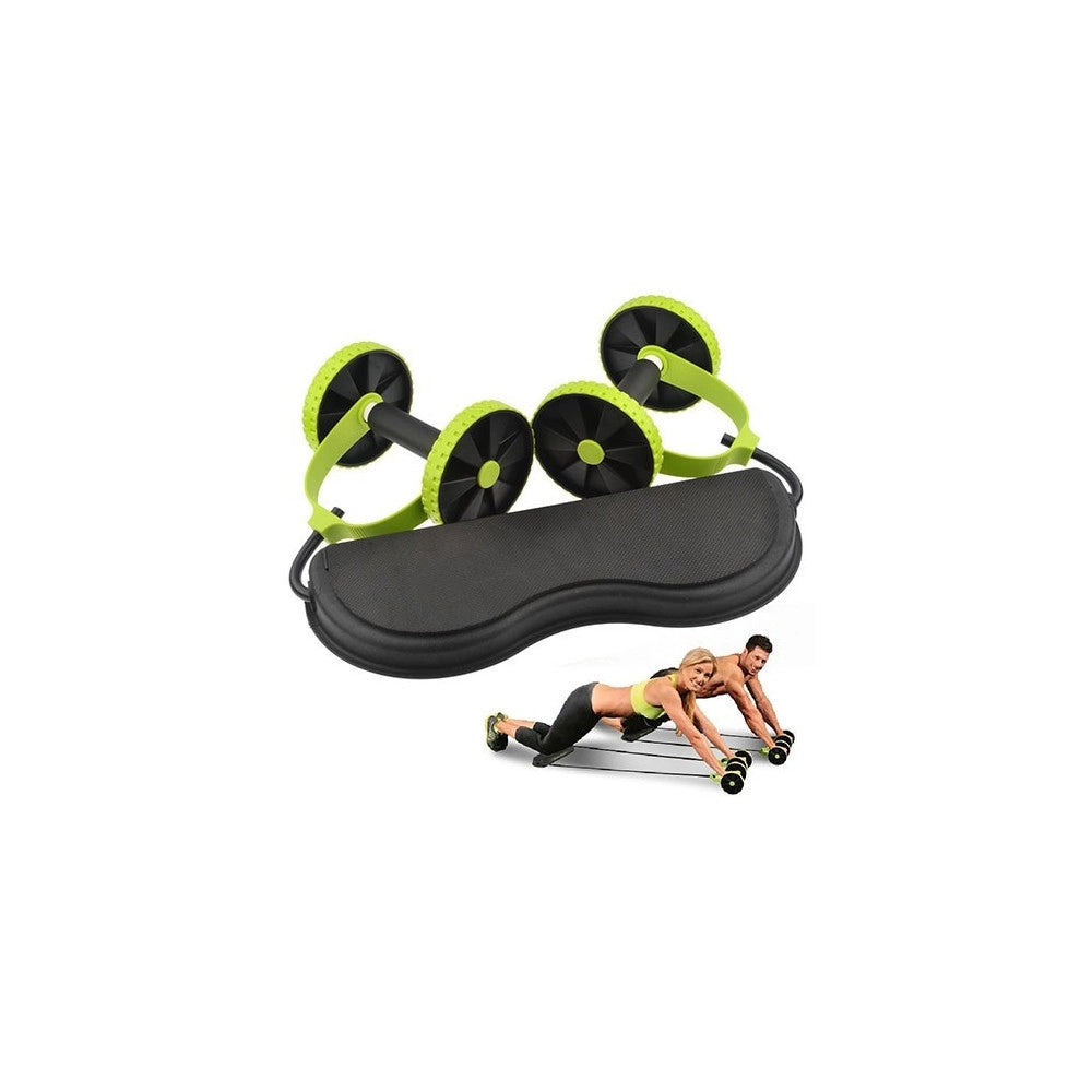 Trade Shop - Revoflex Xtreme Mini Palestra Multifunzione Per Allenamento Roller Addominali -