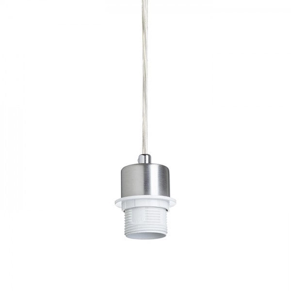 Lampadario MORE 80 base a sospensione da soffitto  cromo 230V E27 3x42W