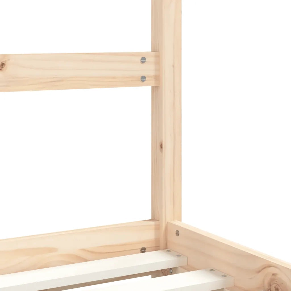Giroletto per Bambini-Struttura Letto Bambini 2x(80x200) cm in Legno Massello di Pino