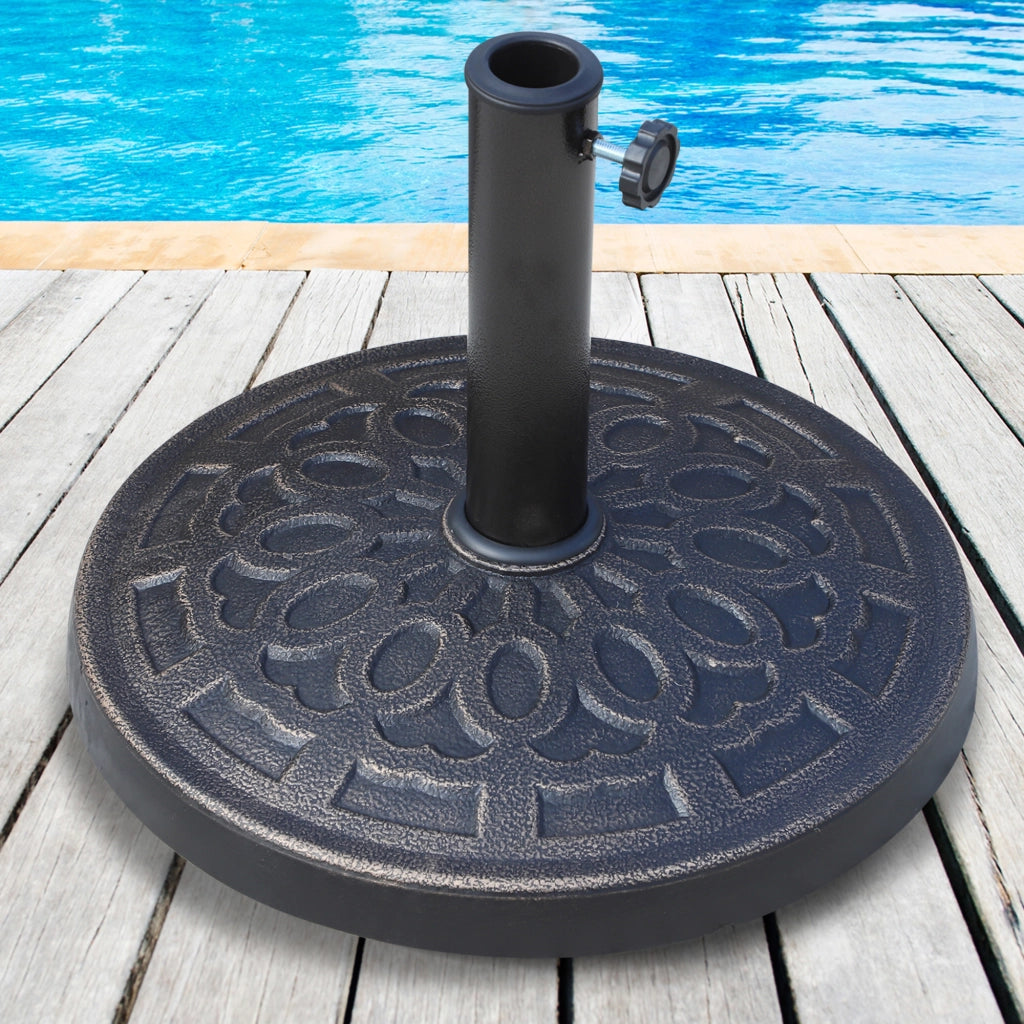 Base Ombrellone Rotonda Giardino in Resina ¨C zephmum ¨C ?44x33cm