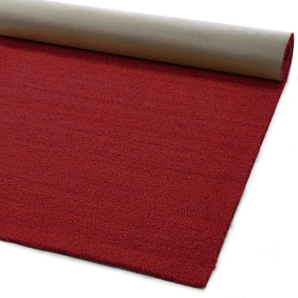 Zerbino Cocco Naturale Colorato Antiscivolo Su Misura Tappeto Ingresso Entrata 25x70 cm Bordeaux