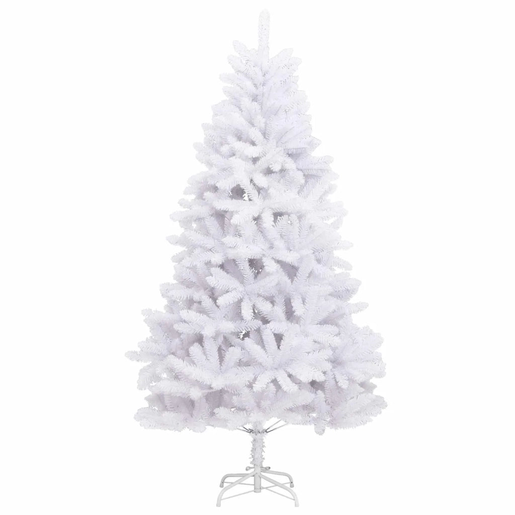 Albero di Natale Artificiale con Rami Pieghevoli Bianco 180 cm 3426601