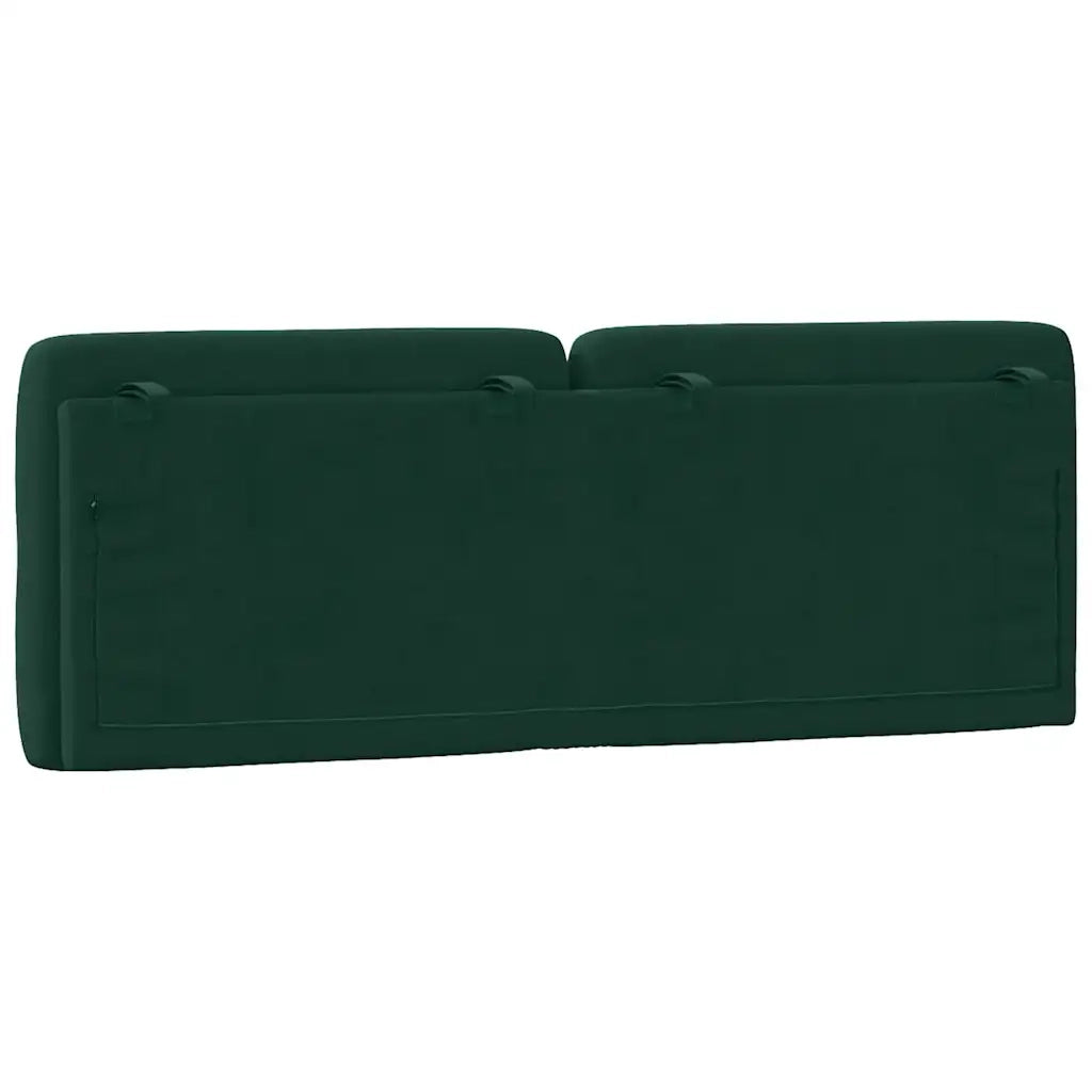 Cuscino Testiera Verde Scuro 140 cm in Velluto 374730