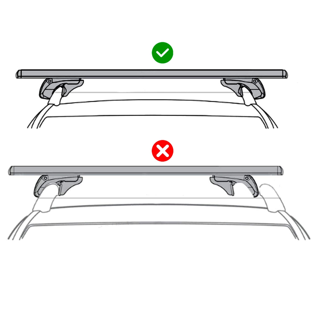 Barre Portapacchi Tetto Universali ¨C Xylo ¨C Alluminio 123,5 cm Argento Carico 75 kg con Serratura