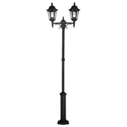 Lanterna da giardino Parish Elstead nera E27 2x60W IP44