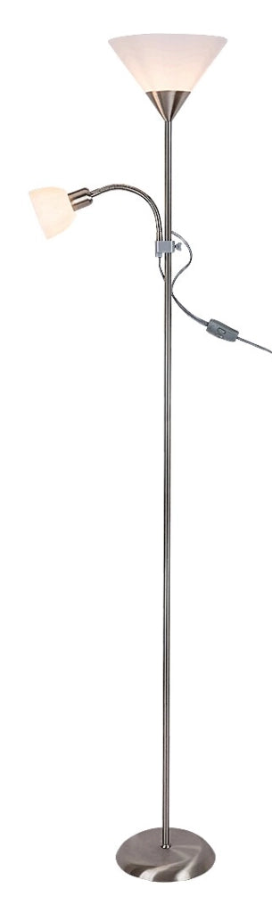 Lampada da terra Rabalux Action 4064 cromo E27+E14