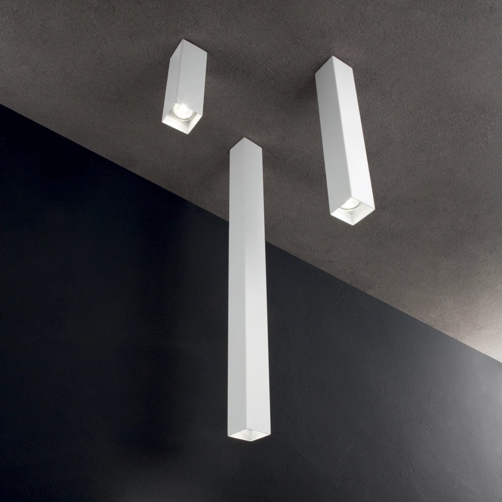 Lampada Da Soffitto Look 1 Luce Gu10 Ottone